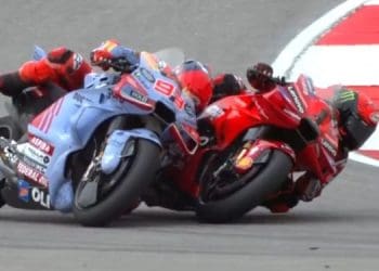 Aleix Espargaró «aponta» o dedo na queda de Márquez e Bagnaia: ‘Um incidente de corrida mas o Pecco devia ter dado mais espaço ao Marc’