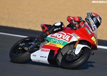 Alessandro Zaccone baixou recorde de Misano e liderou treino 2 do MotoE; líder do campeonato vai à Q1