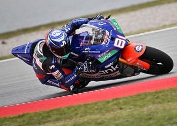 Jordi Torres na frente do primeiro treino de MotoE em Spielberg