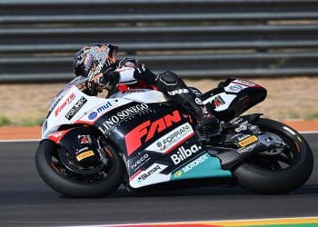 Manuel González esteve quase sempre na liderança, mas Arón Canet acabou na frente do Treino 1 do Moto2 em Misano
