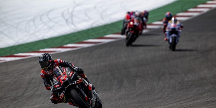 Domínio de Maverick Viñales em Austin continuou no warm-up; Miguel Oliveira 12.º