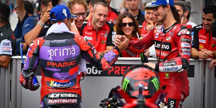 Jorge Martín diz que ‘não faz sentido’ ter um mau relacionamento com Pecco Bagnaia