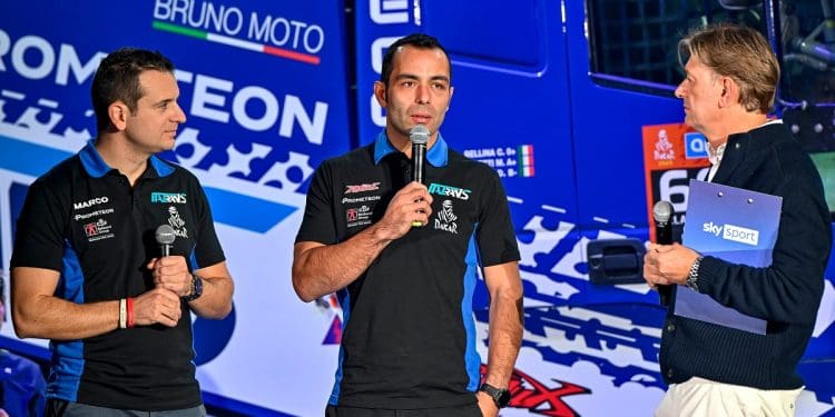 Danilo Petrucci de novo no Dakar, agora em camião: ‘Terei muito a aprender’