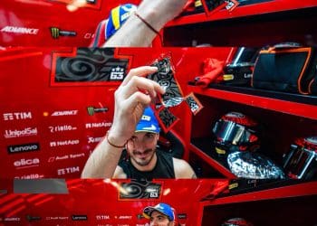 Adeus, #1! Pecco Bagnaia já tirou o número da sua Ducati
