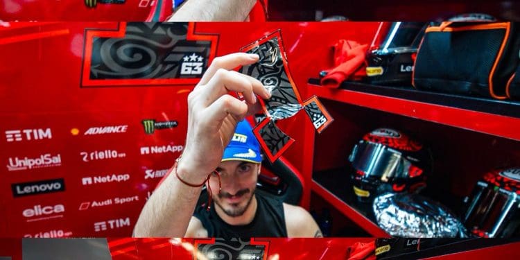 Adeus, #1! Pecco Bagnaia já tirou o número da sua Ducati