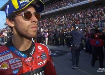 ‘O arranque foi incrível, tenho de o ver novamente; Este pódio num fim de semana de sofrimento foi bom’ – Enea Bastianini