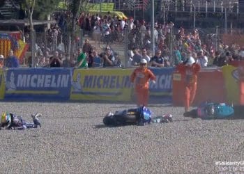 Vídeo: Jake Dixon e Jorge Navarro não tiveram o final de ano que desejam, com queda em Montmeló