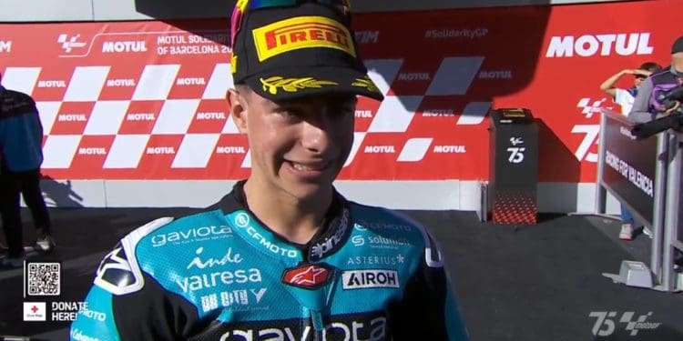 ‘Não foi fácil manter o foco hoje, fui ao limite na última volta; Hoje acaba um sonho e amanhã começa outro capítulo’ – David Alonso