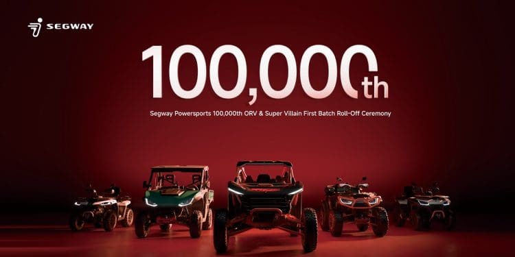 Segway Powersports atinge a marca dos 100.000 veículos produzidos