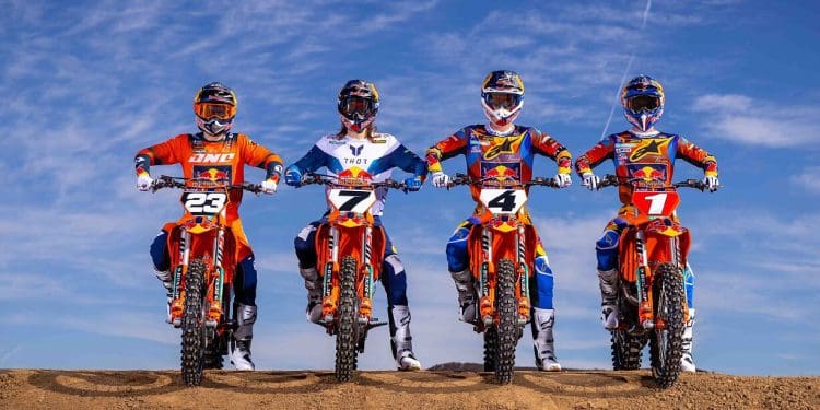 Red Bull KTM Factory Racing prepara-se para a temporada de 2025 do Campeonato Mundial de SuperMotocross