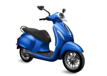 Nova scooter elétrica Bajaj Chetak lançada esta semana
