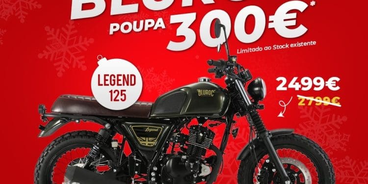 Bluroc lança promoção natalícia: Legend 125 ainda mais acessível