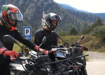 Fabio Quartararo e Álex Rins testaram a Yamaha MT-09 Y-AMT