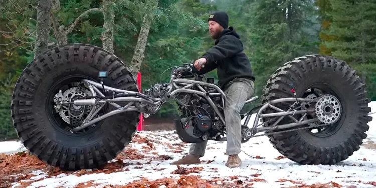 160 cv num modelo chopper com rodas de 46 polegadas? Nos Estados Unidos tudo é possível