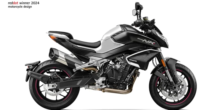 A CFMOTO 800NK recebeu o Prémio Red Dot pelo seu design inovador