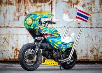 Um tributo à criatividade: Aprecie esta Rocket Cowl Monkey 125