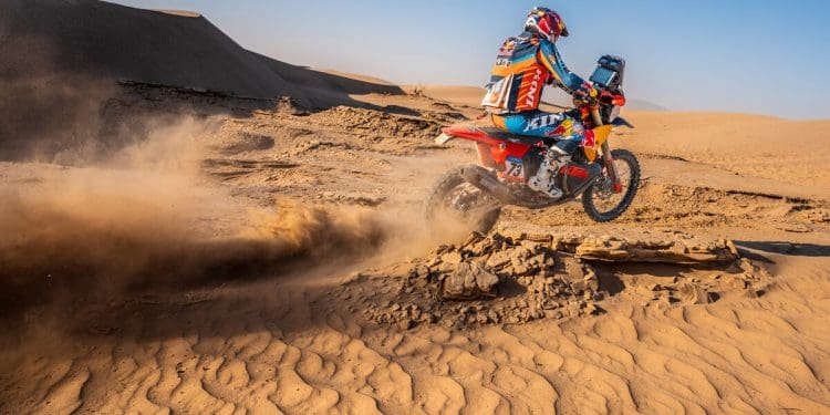 Edgar Canet continua em bom plano no seu primeiro Dakar: ‘Muito feliz por chegar ao fim desta etapa 2, a mais longa que já fiz’