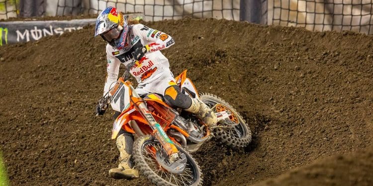 Aaron Plessinger não teve o arranque no AMA 450SX que queria: ‘Estive um pouco lento durante todo o dia’