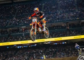 Sinais positivos em Anaheim alimentam confiança de Julien Beaumer no 250SX: ‘Mostrei que sou um dos candidatos ao título este ano’