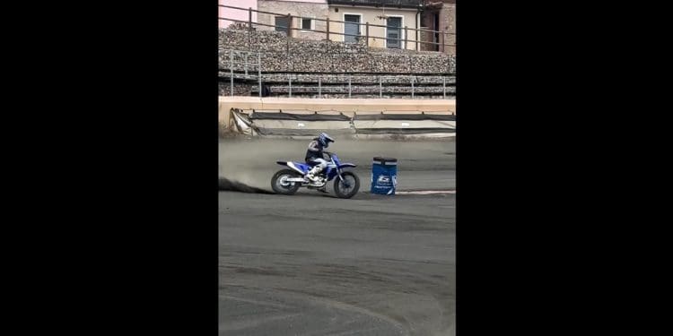 Vídeo: Miguel Oliveira treina em flat track antes dos 100km dei Campioni