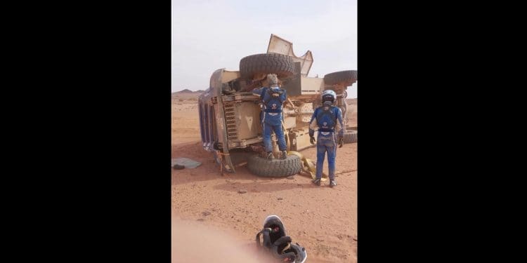 Danilo Petrucci capotou camião ma etapa 5 do Dakar