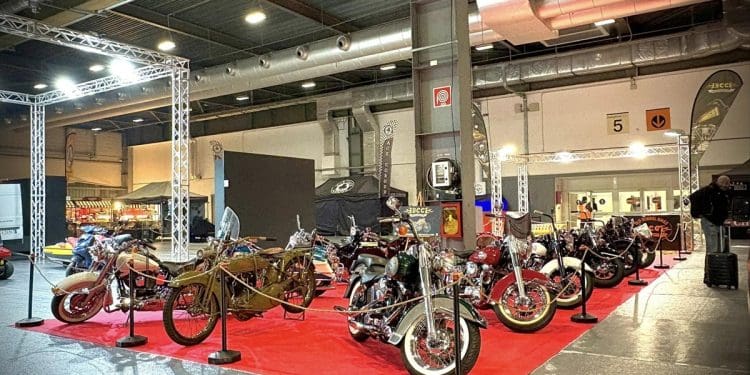 Boccin Custom Cycles com autêntico museu de Harley-Davidson na Motor Bike Expo