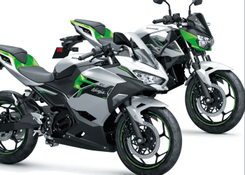 Kawasaki anuncia lançamento de modelos elétricos Ninja e-1 e Z e-1 para 2025 sem alterações de especificações