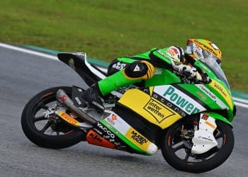 Noah Dettwiller liderou dia 2 dos testes de Moto3 em Portimão condicionado pela chuva
