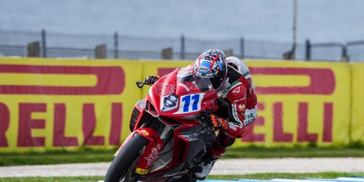 Bo Bendsneyder leva MV Agusta ao topo dos testes do WSSP em Phillip Island