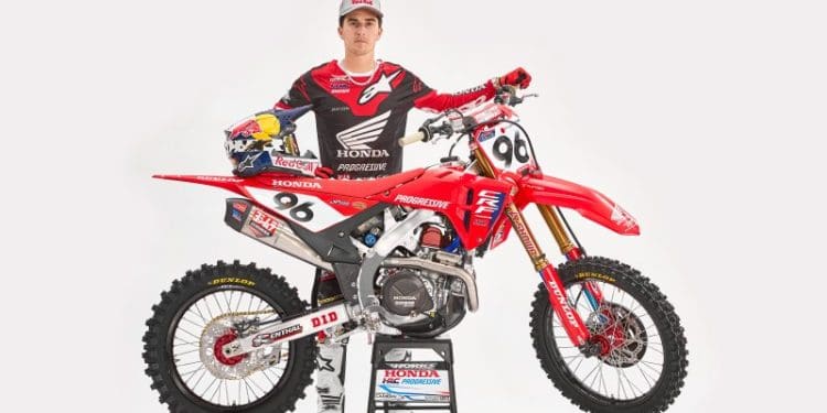 Hunter Lawrence foi operado ao ombro direito e deve falhar restante temporada do AMA Supercross
