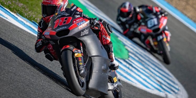 Manuel González termina primeiro treino livre do ano no Moto2 na frente