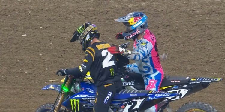 Os melhores momentos do AMA Supercross 450, que marcou a estreia de Cooper Webb a vencer esta temporada