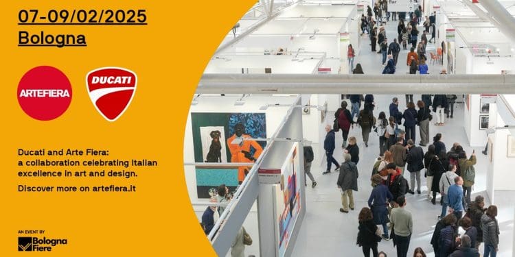 Ducati envolve-se no mundo das artes e volta a apoiar a Arte Fiera