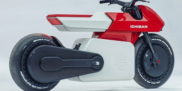 Ichiban, o conceito de moto elétrica retro do futuro
