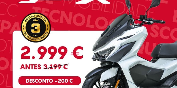 SYM JET X 125 ainda mais acessível com preço especial