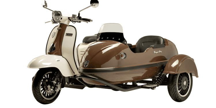 Os sidecars britânicos inspirados das Lambretta e Vespa