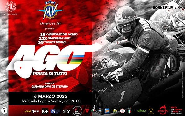MV Agusta estreia documentário de celebração de Giacomo Agostini