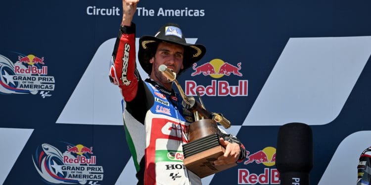 Vídeo: Recorde a vitória de Álex Rins no COTA em 2023, que significou o 100.º da história da LCR Honda