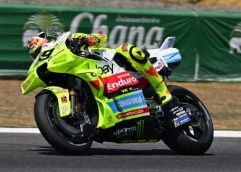 Desmosedici «GP24.9» é um ‘outro mundo’, diz Di Giannantonio: ‘É muito mais rápida; Potência de loucos e tração inacreditável’