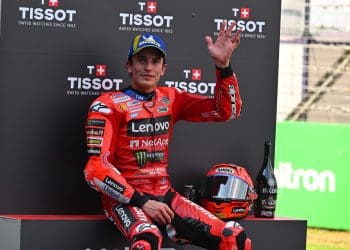 ‘O objetivo toda a corrida foi manter a temperatura da frente alta’ – Marc Márquez