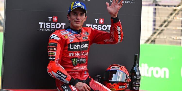 ‘O objetivo toda a corrida foi manter a temperatura da frente alta’ – Marc Márquez