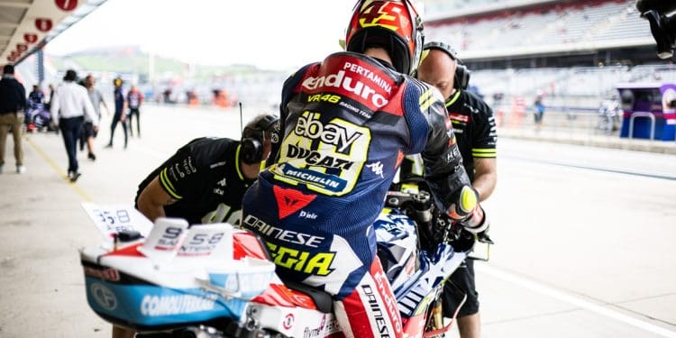 Fabio Di Giannantonio admite que reagiu a Marc Márquez: ‘Eu só estava a seguir’