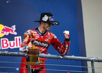 ‘Sei que a vitória só aconteceu por causa da queda do Marc Márquez’ – Francesco Bagnaia