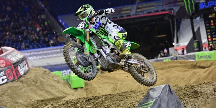 Seth Hammaker ditou superioridade no AMA 250SX em Indianápolis