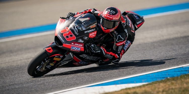 Manuel González fez o pleno na sexta-feira do GP da Argentina de Moto2