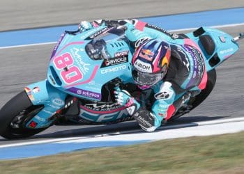 Estreia de David Alonso no Moto2 foi árdua: ‘A segunda pior corrida da minha vida’