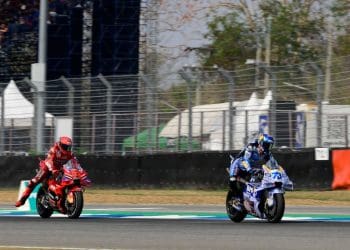 Gresini sabia que Álex Márquez dificilmente ganharia: ‘Eu sabia que o Marc Márquez ia atacar’