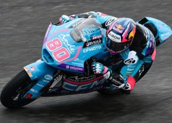 A difícil estreia de David Alonso no Moto2