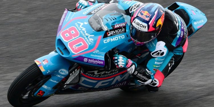 A difícil estreia de David Alonso no Moto2