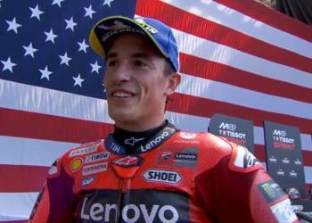 ‘Estive demasiado próximo de cair, as condições de pista mudaram; Foi uma boa batalha com o Bagnaia e com o Álex’ – Marc Márquez